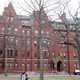 Harvard Yard on the campus of Harvard University in Cambridge, Massachusetts.